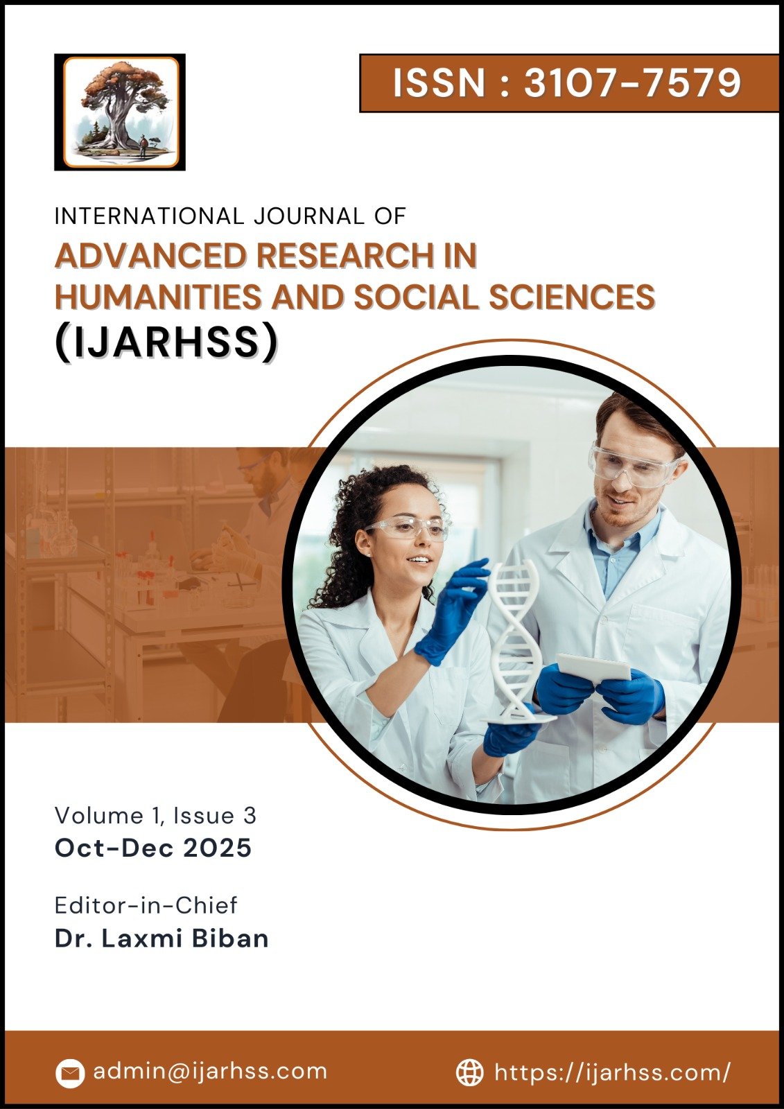 					View  IJARHSS: Vol 1, Issue 3,  October-December 2025
				